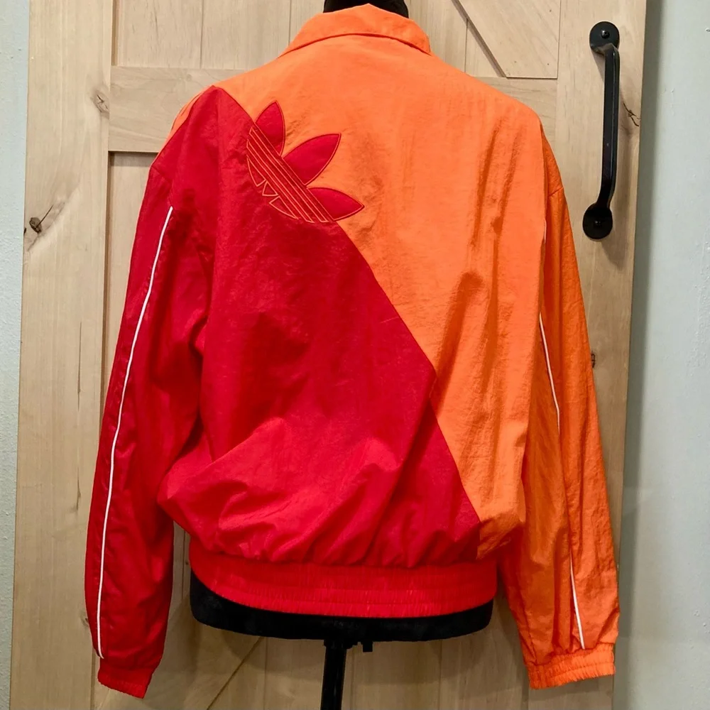 Adidas XS Japona TT Red and Orange Track Jacket Windbreaker Primegreen - Picture 8 of 16